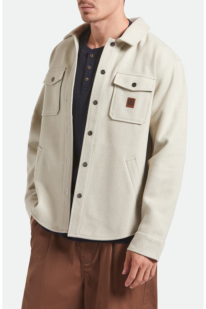 Durham Herringbone Shirt Jacket, Main, color, BRUSHED ELM
