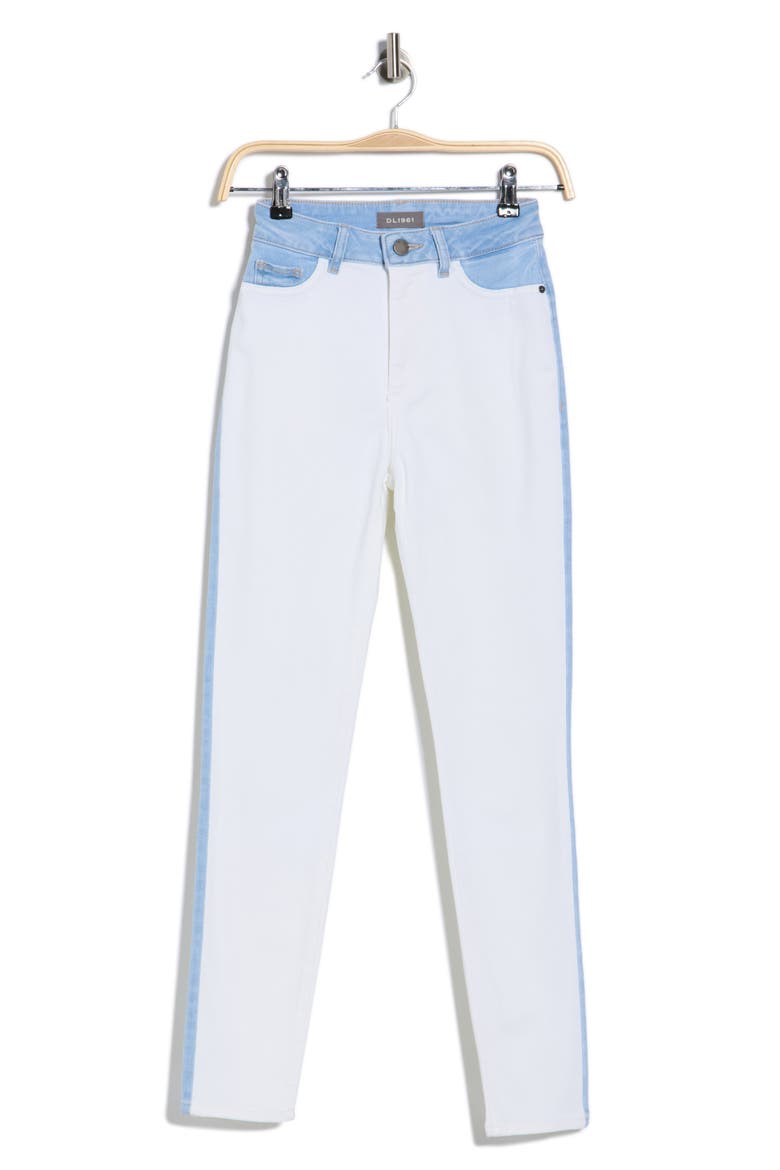 Farrow High Waist Crop Skinny Jeans, Alternate, color, ABIS