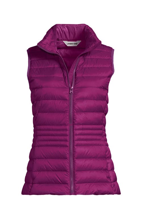 Lands' End Wanderweight Packable Ultralight Down Vest In Pink