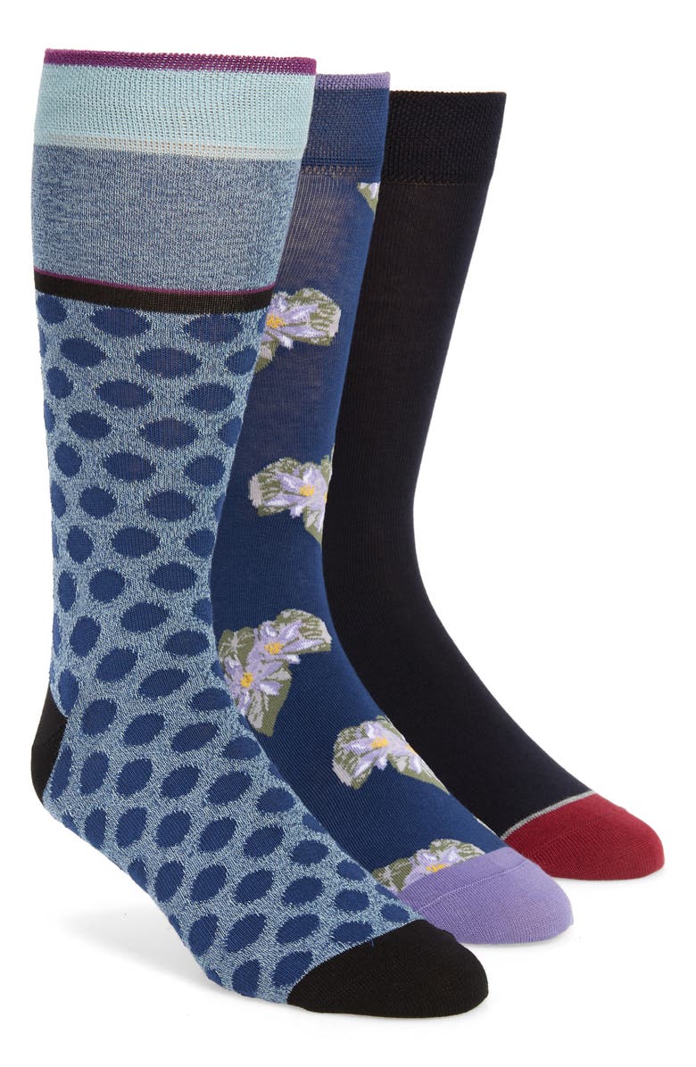 Ted Baker London 3-Pack Socks, Main, color, 