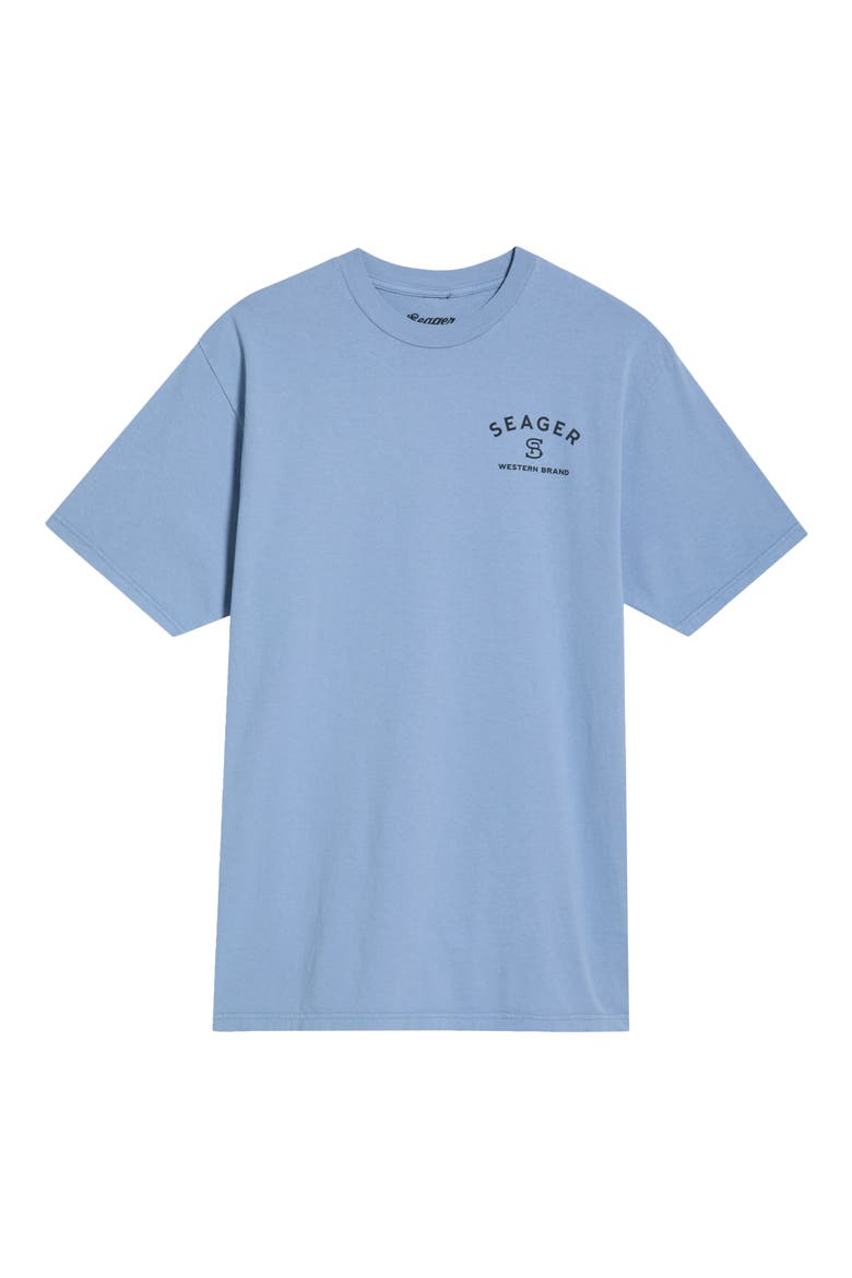 Logo Graphic T-Shirt, Alternate, color, FADED DENIM