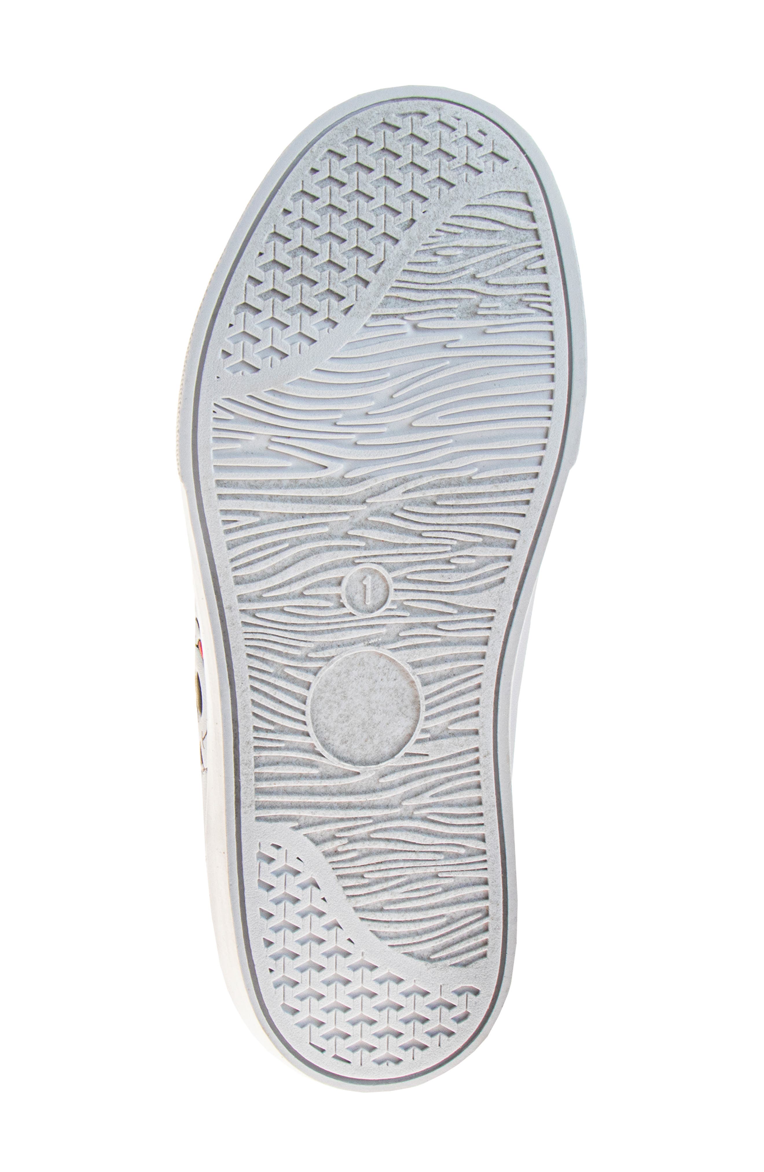 JOSMO Kids' Minnie Mouse Sneaker, Alternate, color, White/ Red