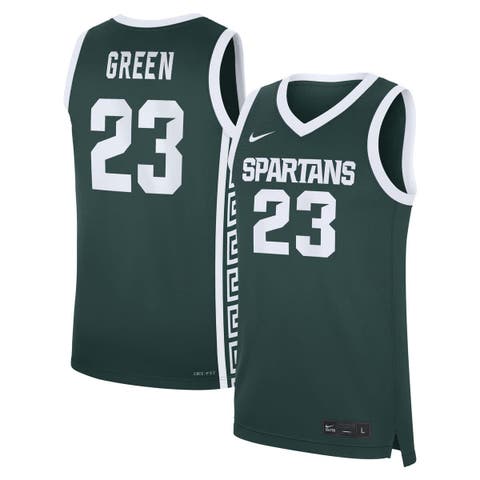Men
s Nike Draymond Green Green Michigan State Spartans Road Replica Basketball Jersey