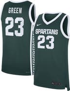 Nike Men's Nike Draymond Green Green Michigan State Spartans Road Replica Basketball Jersey