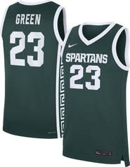 Nike Men's Nike Draymond Green Green Michigan State Spartans Road Replica Basketball Jersey