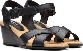 Clarks® Emmalae Iris Wedge Sandal (Women) Nordstromrack