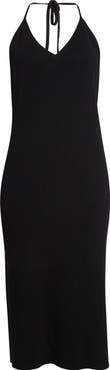 Jil Sander Rib Virgin Wool Sweater Slipdress