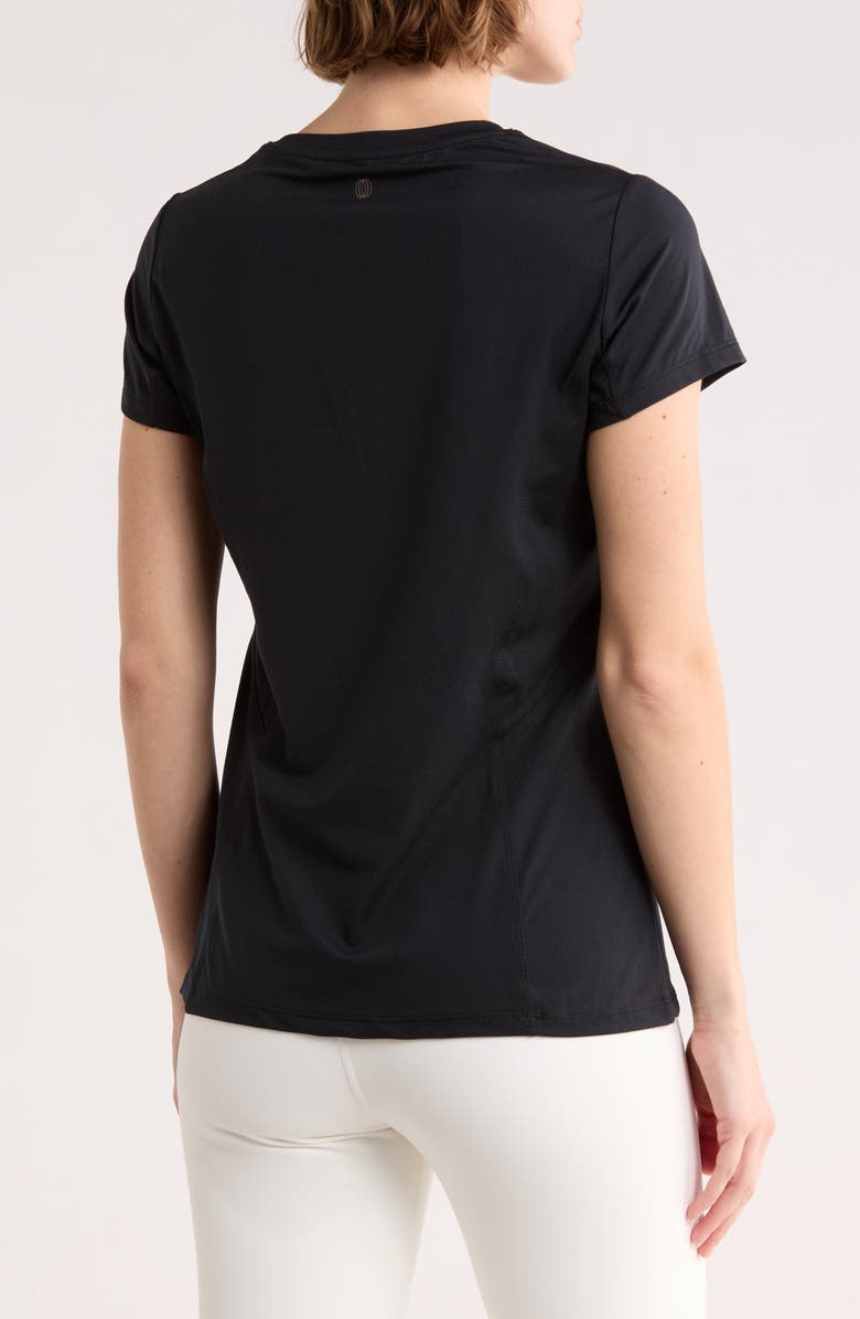 BALANCE COLLECTION Sport Knit T-Shirt, Alternate, color, Black