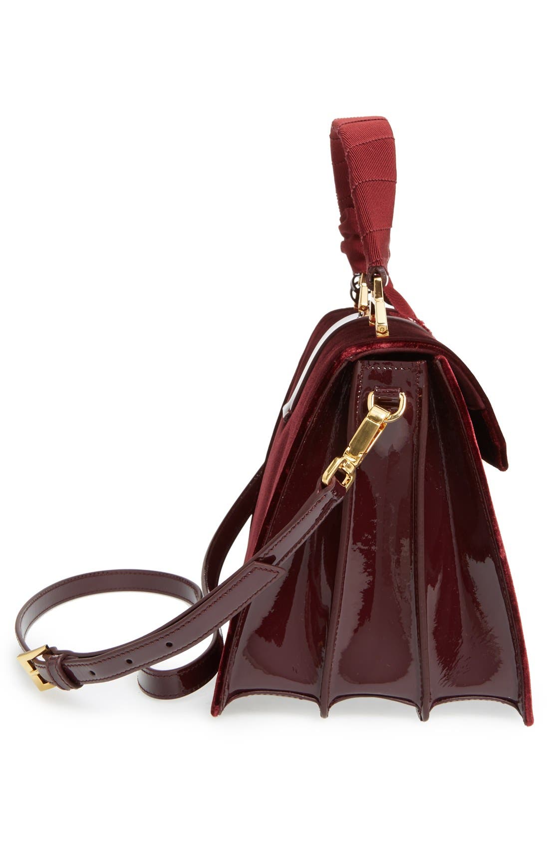 Miu Miu 'Velutto' Top Handle Satchel, Alternate, color, 