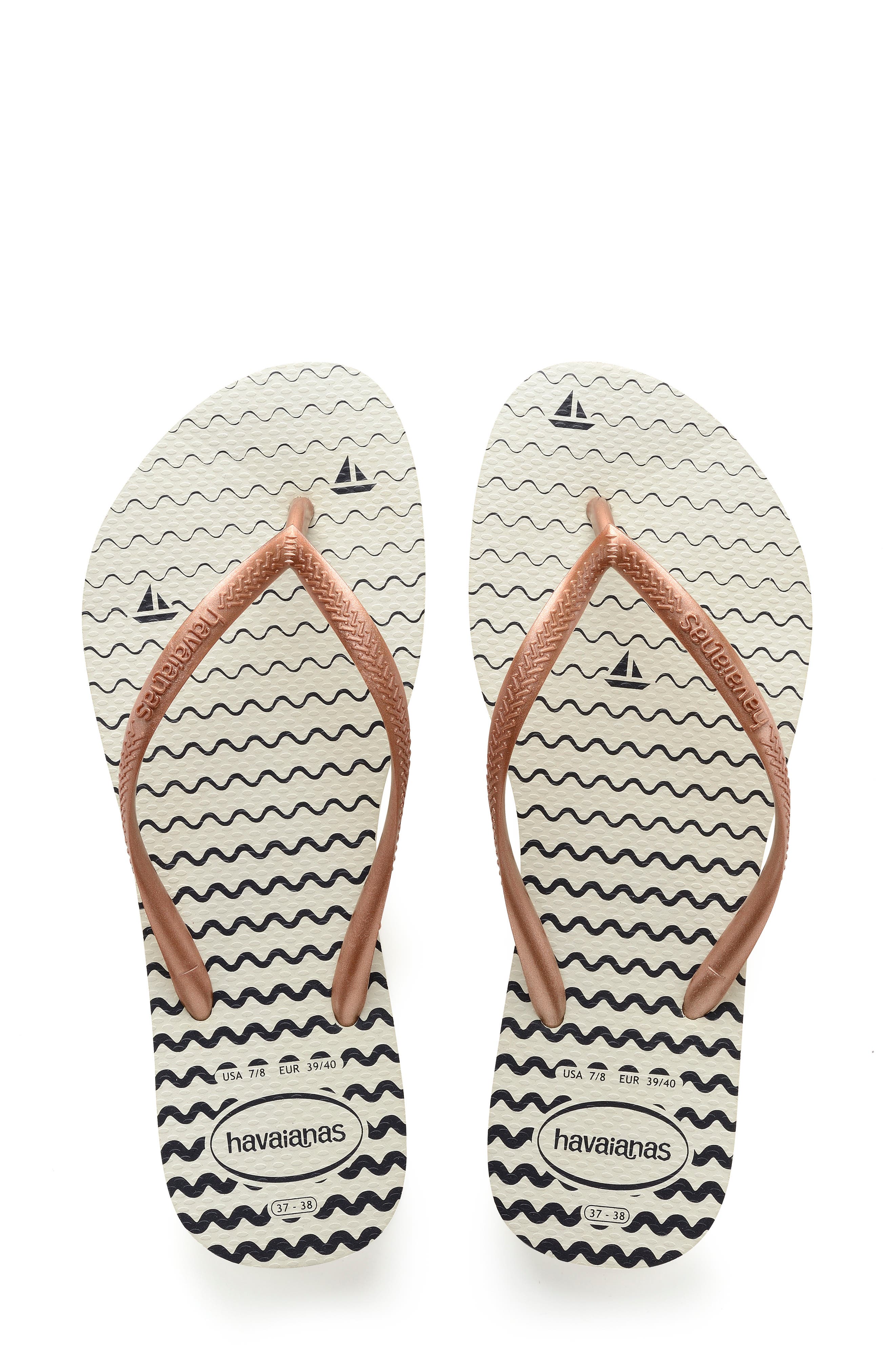 Havaianas Slim Oceano Flip Flop, Main, color, 