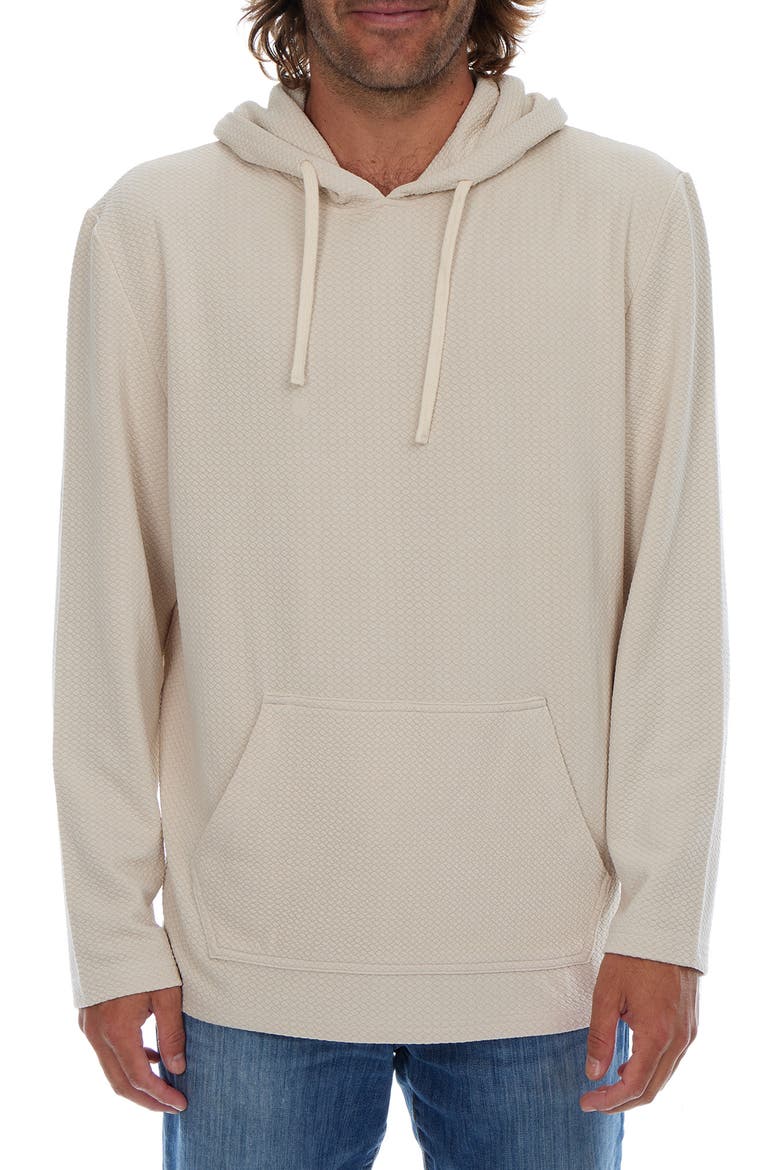 Textured Hoodie, Main, color, CREAM