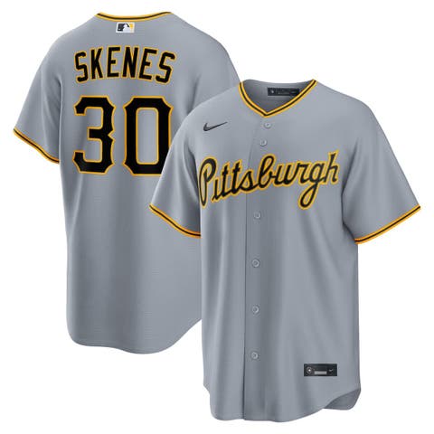 Men's Nike Paul Skenes Gray Pittsburgh Pirates Road Replica Jersey