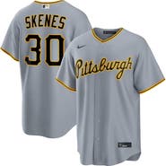 Nike Men's Nike Paul Skenes Gray Pittsburgh Pirates Road Replica Jersey
