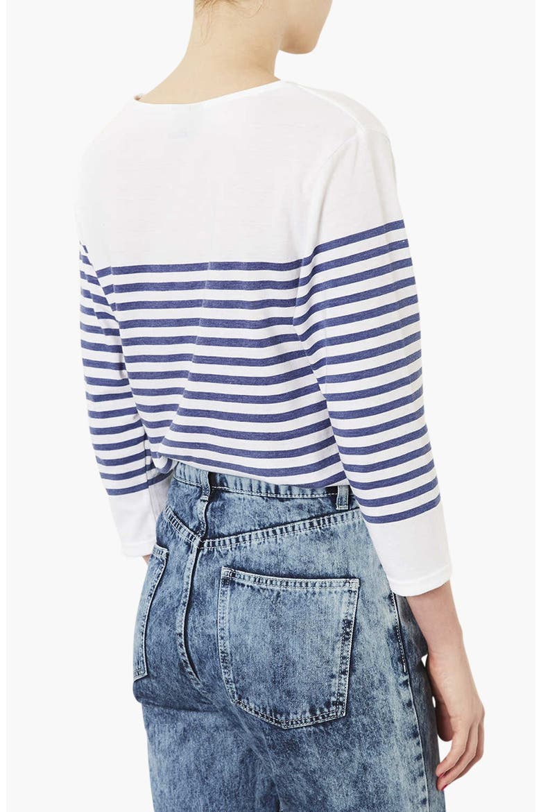 Stripe Tee, Alternate, color, NAVY BLUE/ WHITE