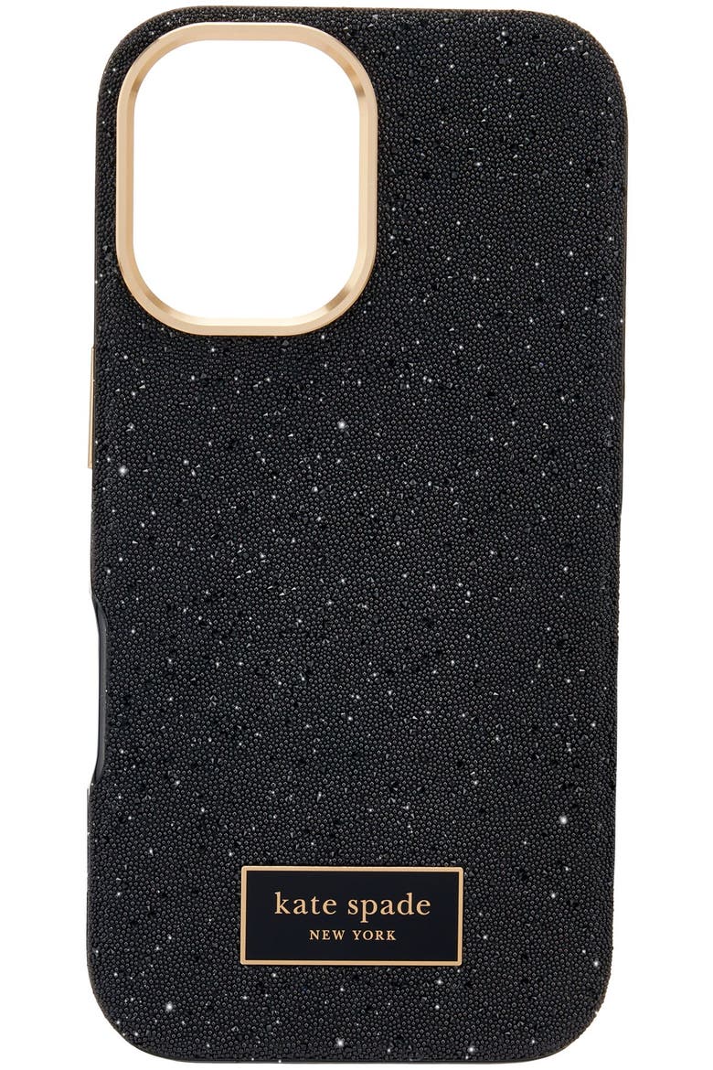 Crystal Pave MagSafe Case for Apple iPhone 16, Main, color, Black