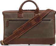 Korchmar Sawyer Slim Waxed Canvas Briefcase