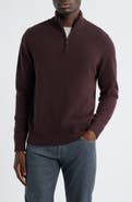 Nordstrom Quarter Zip Cashmere Sweater