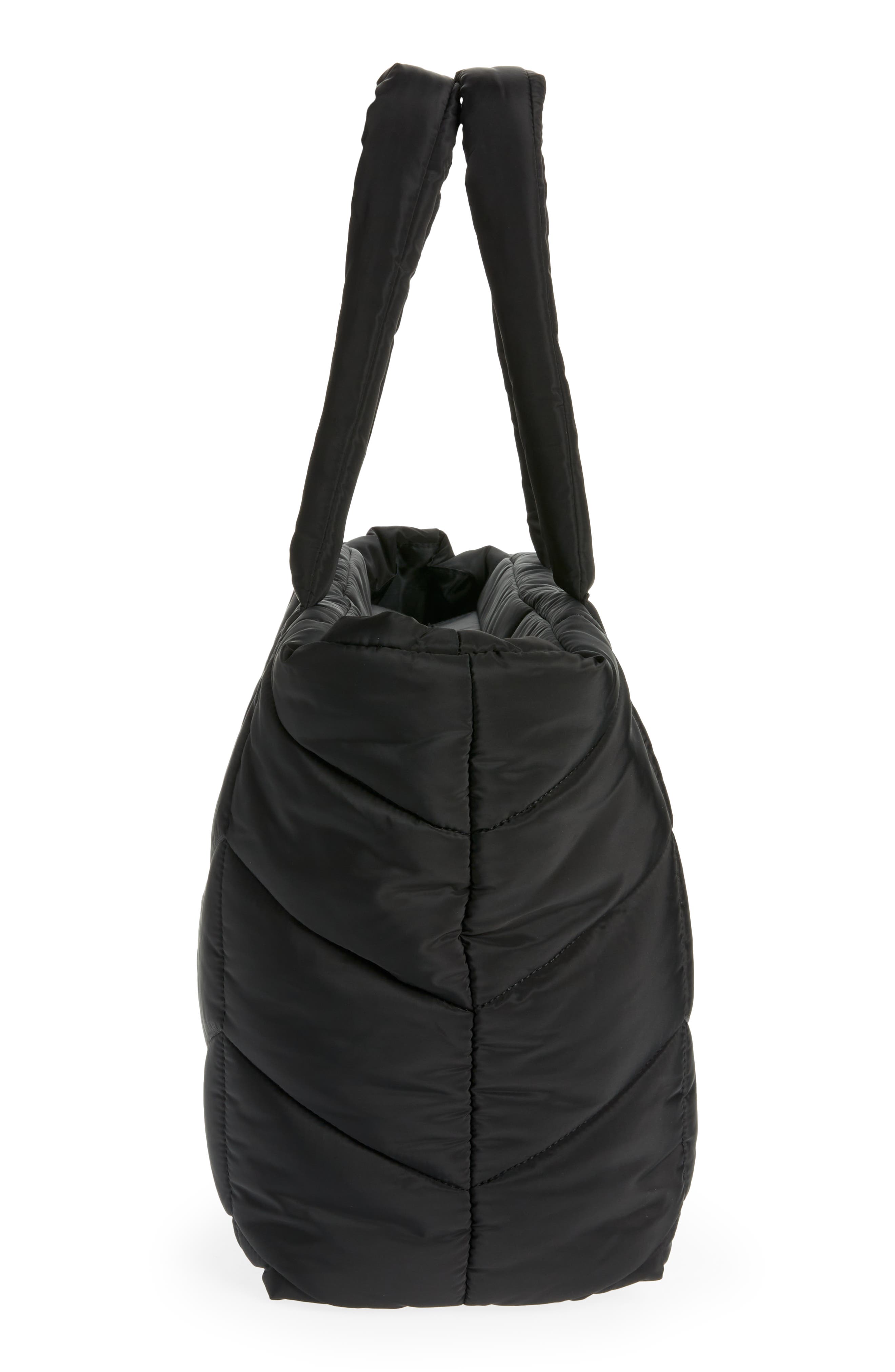 Topshop Chevron Quilted Tote, Alternate, color, 