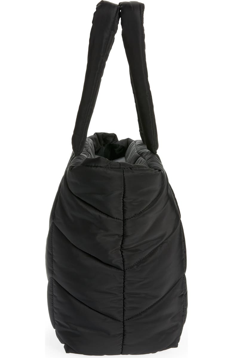 Topshop Chevron Quilted Tote, Alternate, color,
