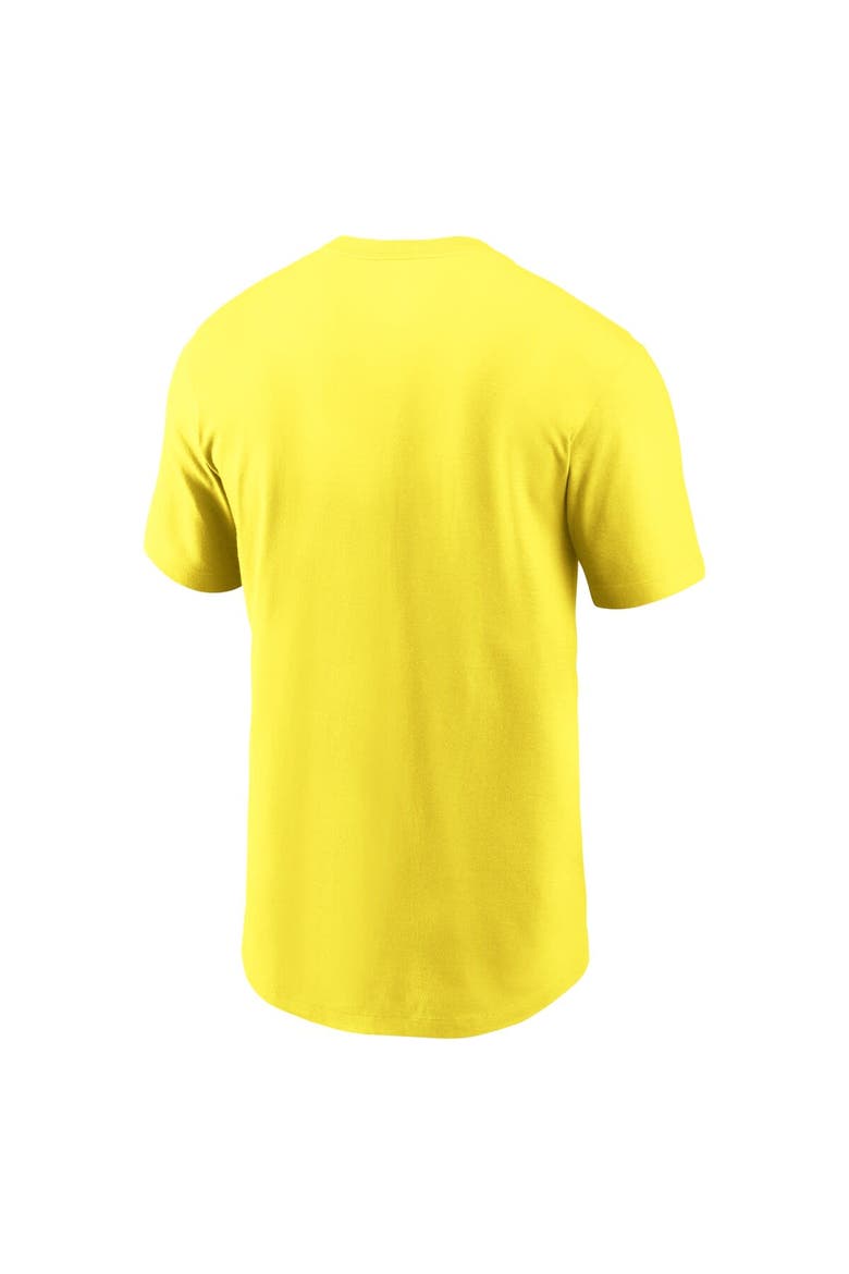Men's Nike Yellow Oregon Ducks Legacy Alternate Logo T-Shirt, Alternate, color, Yellow