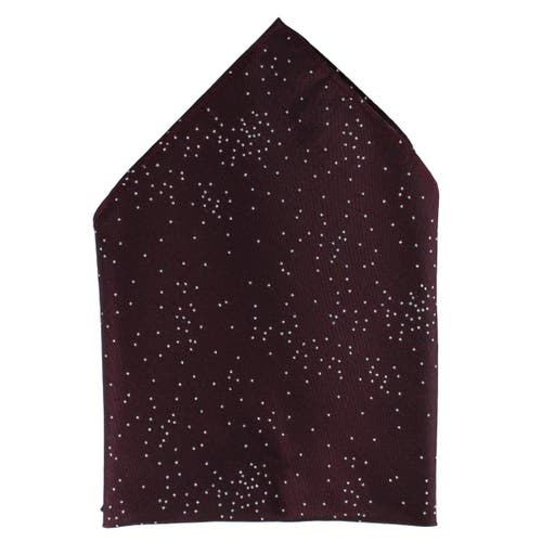 Trafalgar Mystere Metallic Star Light 12 X 12 Silk Pocket Square