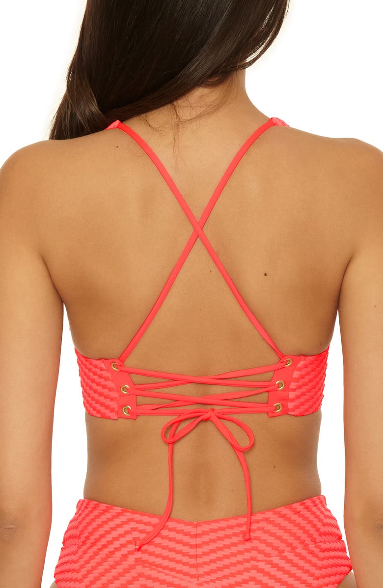 Becca Connect Underwire Bikini Top, Alternate, color, Dragon Fire