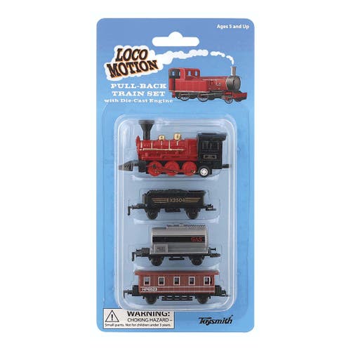 Toysmith Mini Pullback Train Set in Multicolored  product
