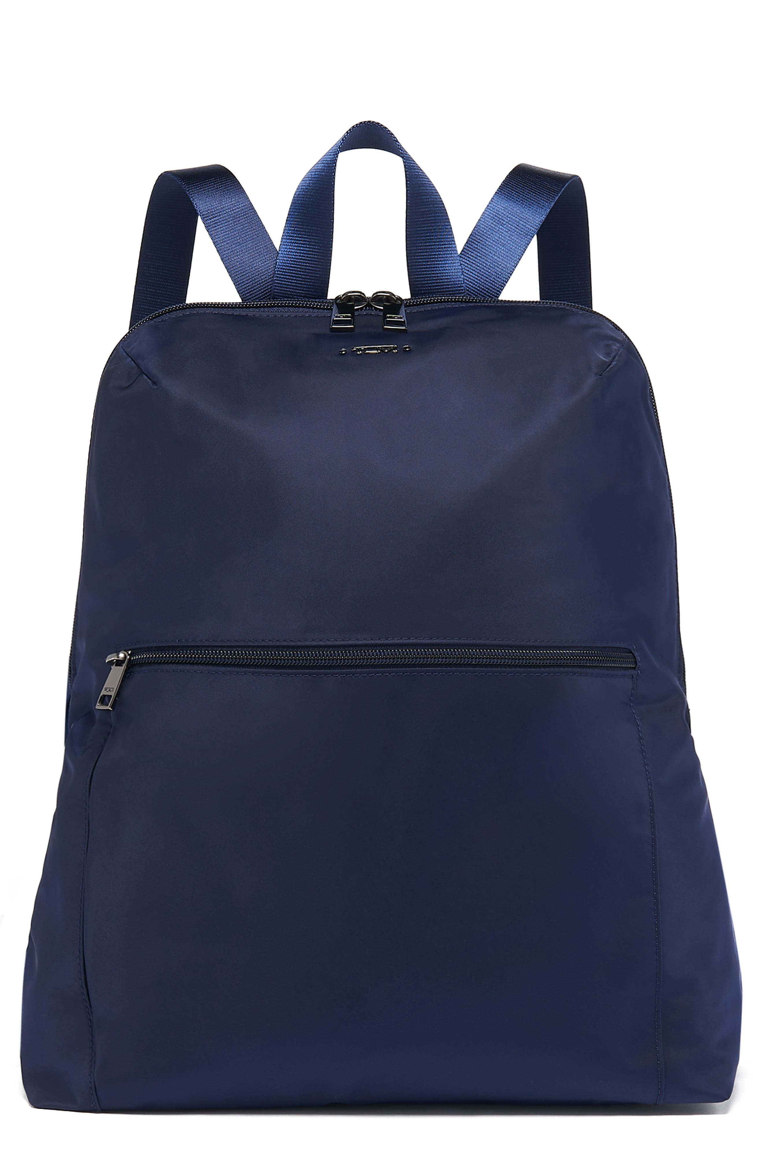 Voyageur - Just in Case Nylon Travel Backpack, Main, color, MIDNIGHT