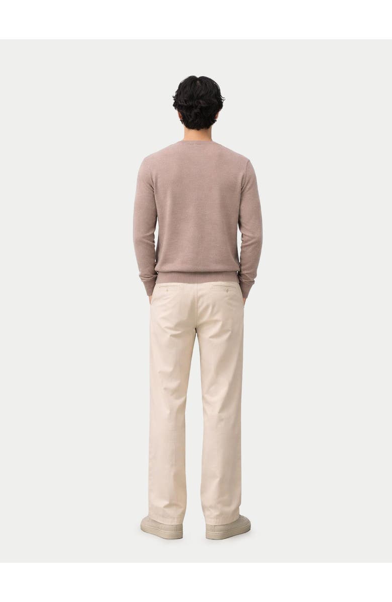 Gobi Cashmere Cashmere Silk C-Neck Sweater, Alternate, color, Timber Wolf