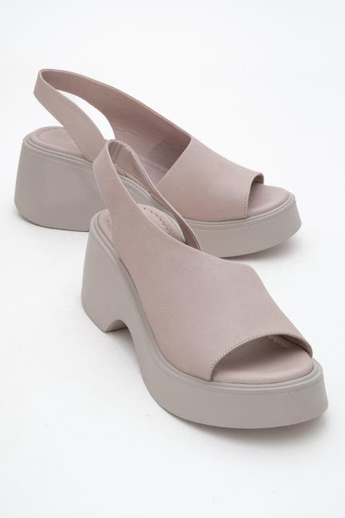 Forever & Always Shoes Roy Leather Wedge Sandal