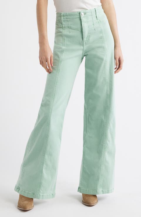 Libre Front Yoke Wide Leg Jeans