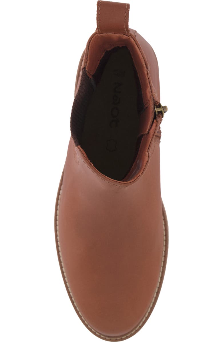 Naot Main Platform Bootie, Alternate, color, Peanut Brown Leather