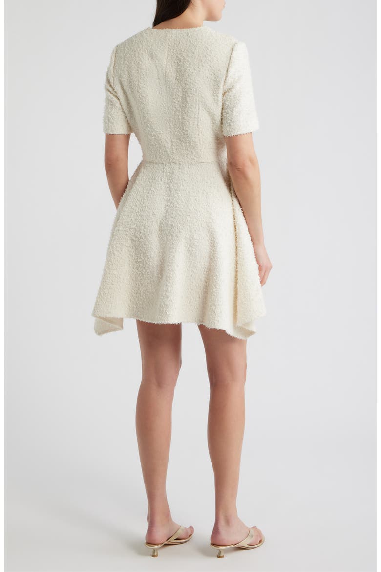 Daletar1 Tweed Skater Dress, Alternate, color, SOFT CREAM EYELASH TWEED