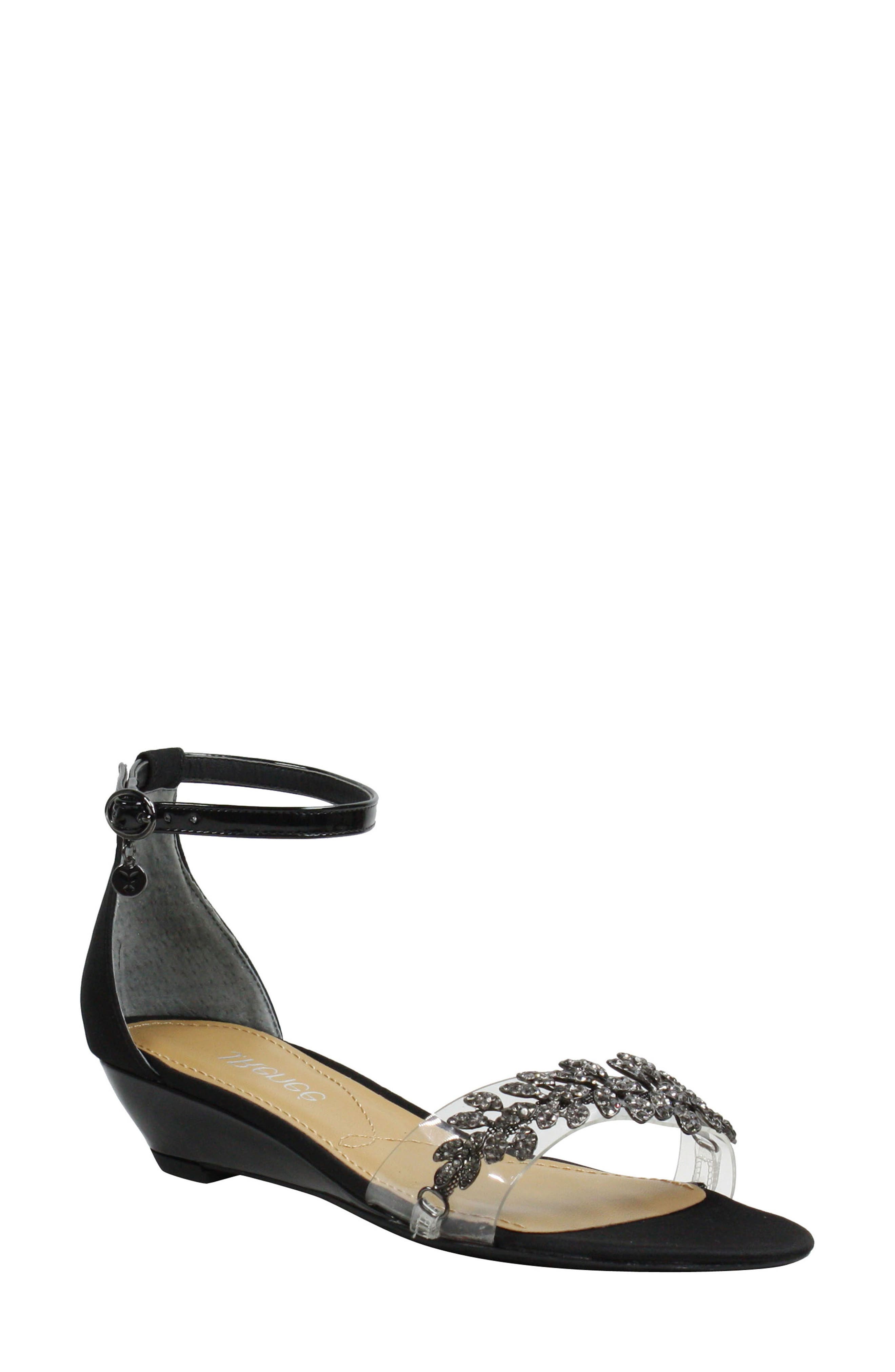 J. Reneé Evania Ankle Strap Sandal, Main, color, 