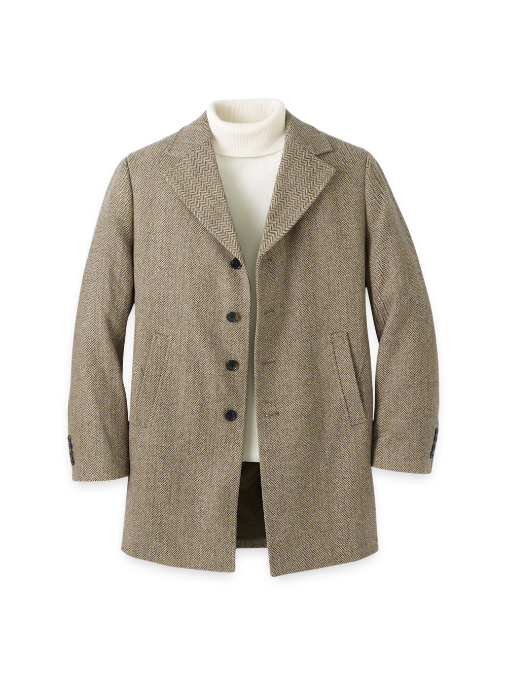 Herringbone Topcoat