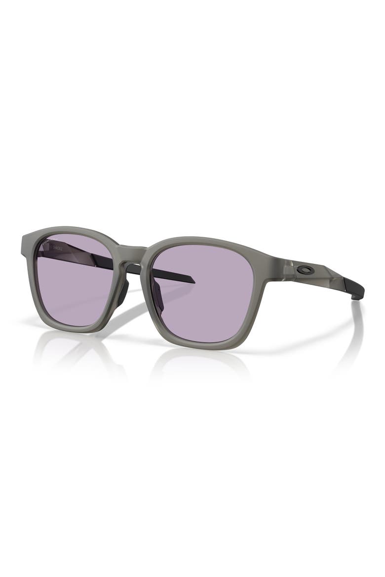 Gender Inclusive Shackle 52mm Square Sunglasses, Alternate, color, MATTE GREY SMOKE / PRIZM SLATE