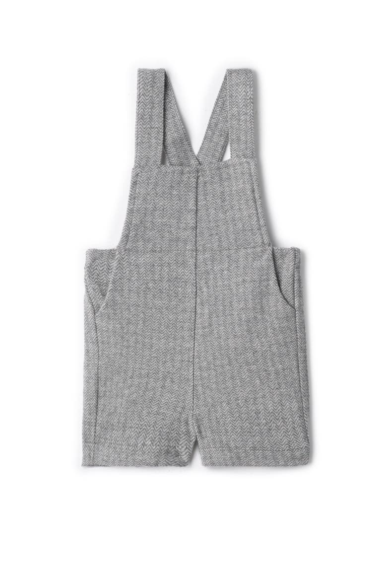 Herringbone Stretch Overalls, Main, color, Grey