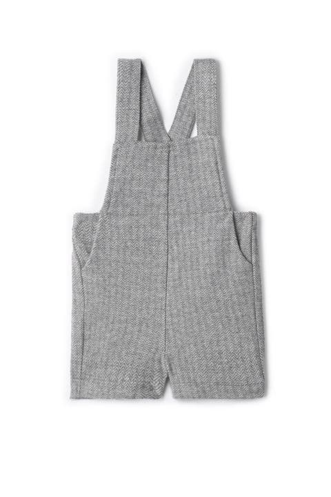 Herringbone Stretch Overalls