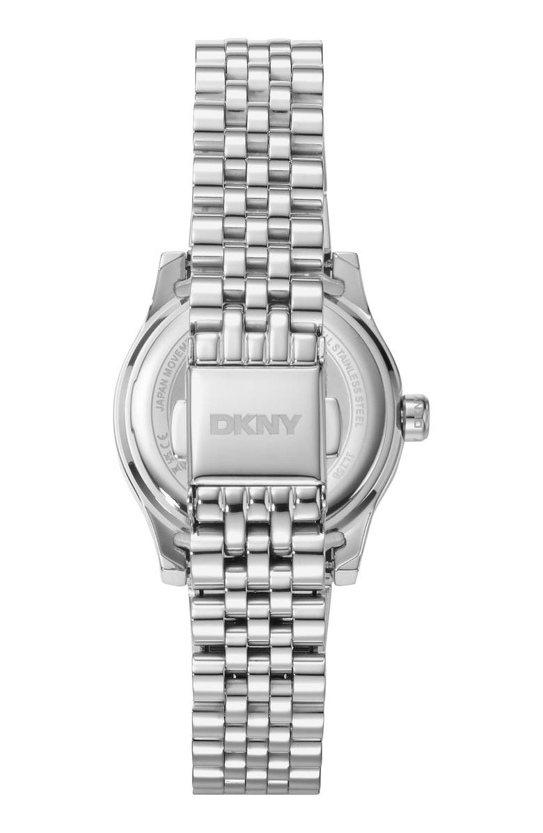 DKNY L 156 Bracelet Watch, Alternate, color, Black/ Silver