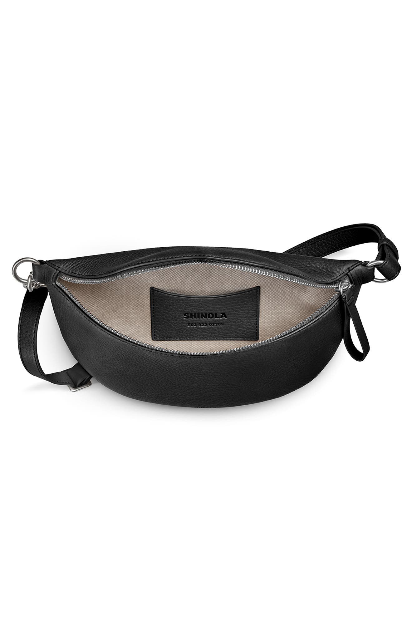 Shinola Leather Sling Bag, Alternate, color, 
