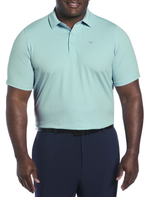 Big 
Tall Classic Jacquard Golf Polo Shirt