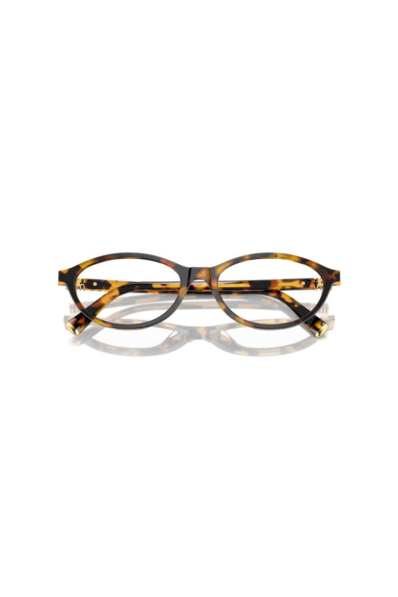 54mm Oval optical glasses, Alternate, color, Tortoise