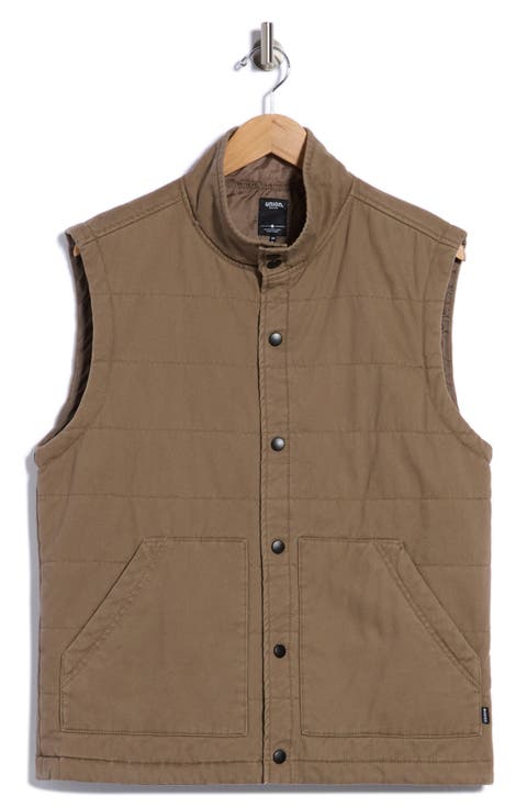 Wade Quilted Twill Vest