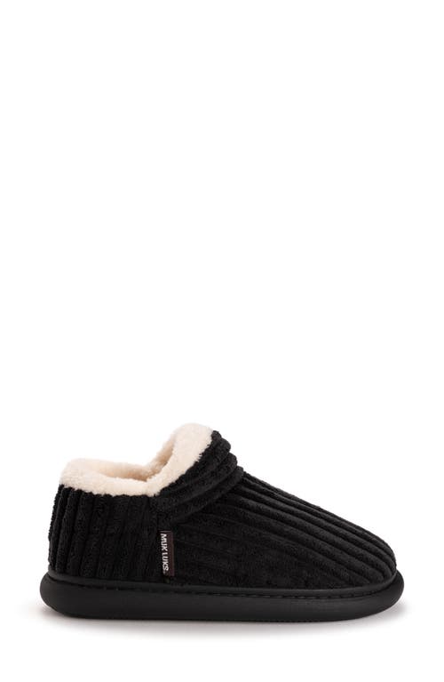 Muk Luks Aveline Slipper Bootie In Black