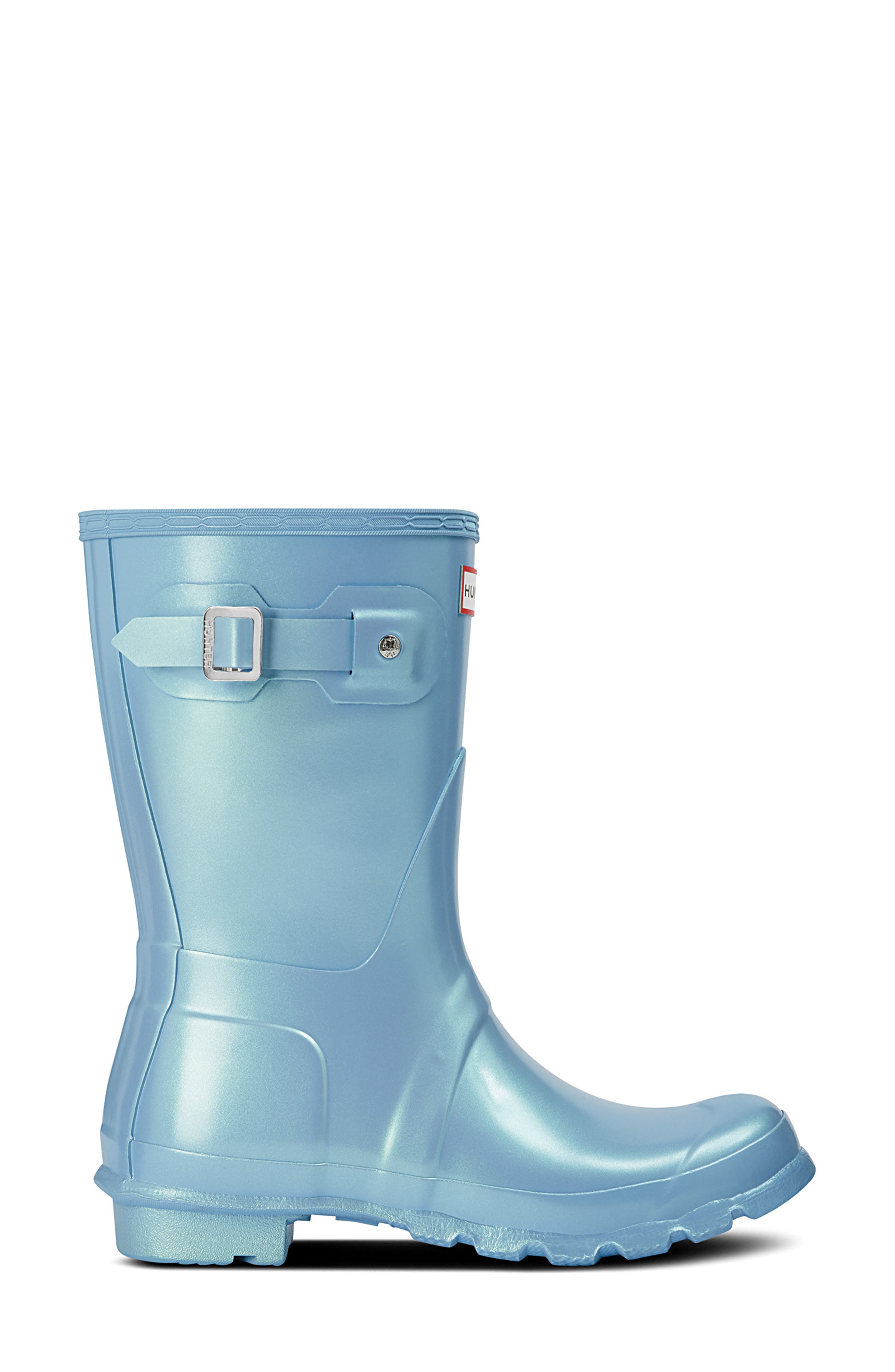 Original Short Nebula Rain Boot, Alternate, color, BLUE THISTLE