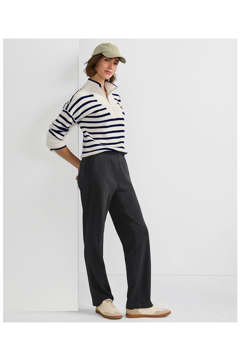 Sport Knit High Rise Pants, Alternate, color, Dark Charcoal Heather