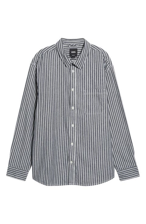 Lawson Stripe Cotton Button-Up Shirt