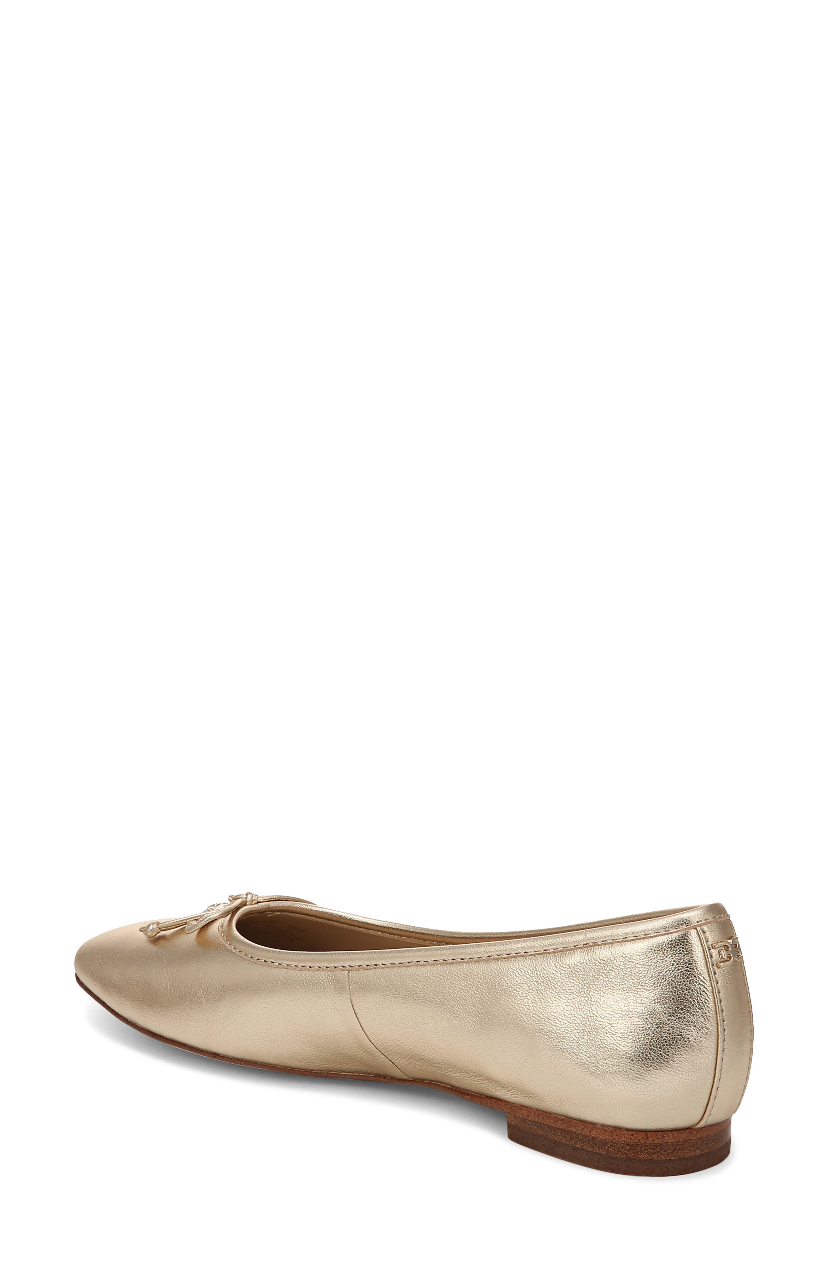 Sam Edelman Meadow Ballet Flat, Alternate, color, Gold Leaf