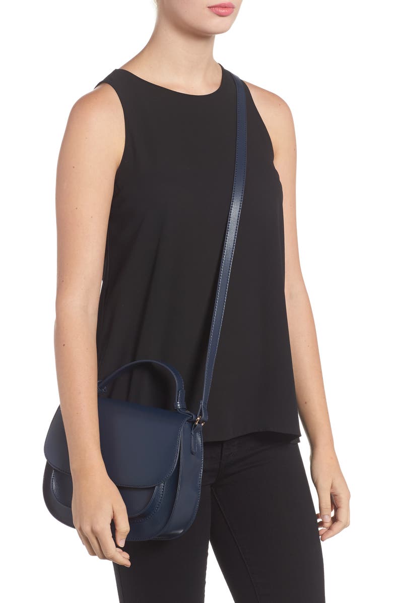 Sole Society Faux Leather Crossbody Bag, Alternate, color,