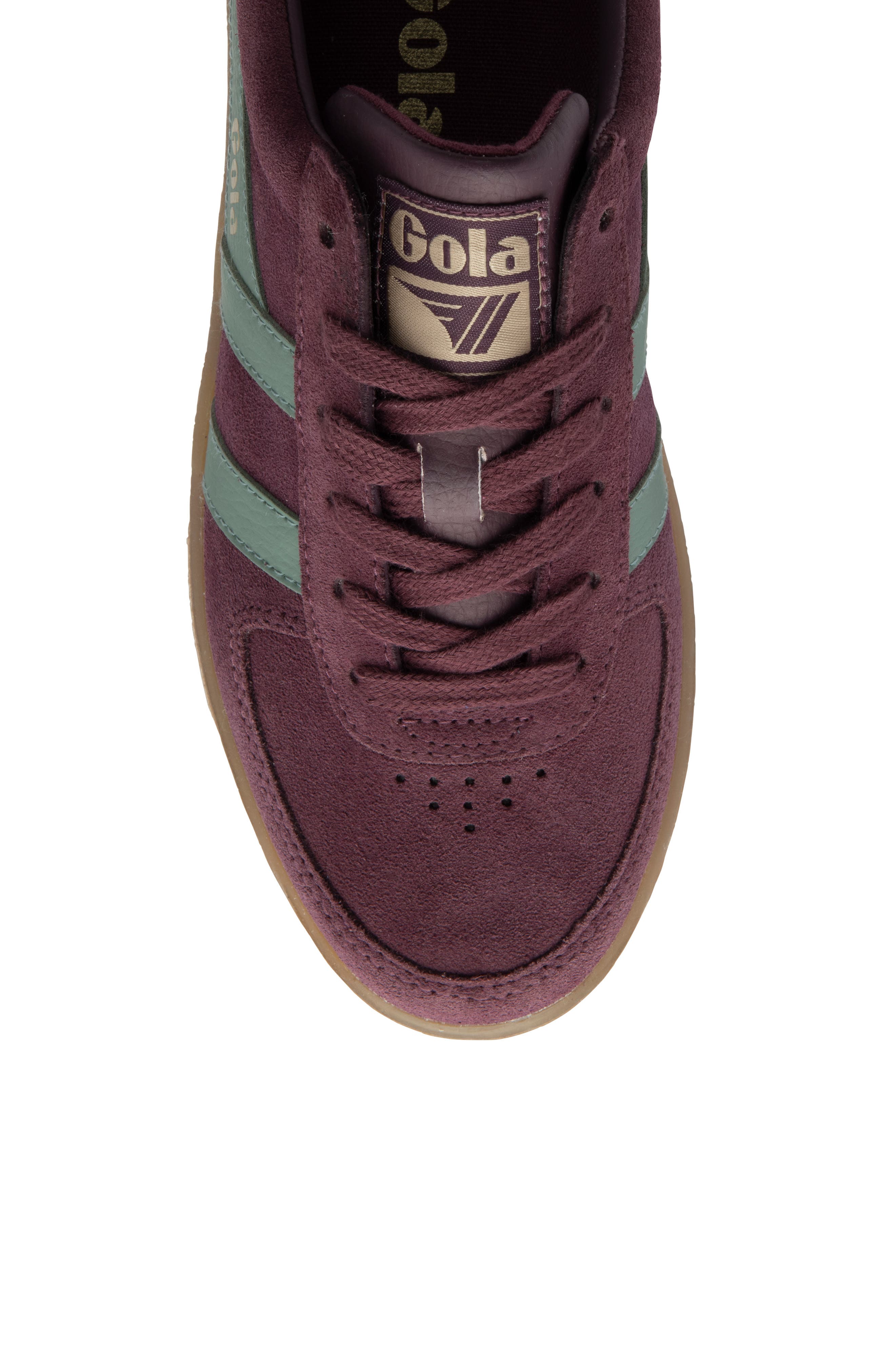 Gola Grandslam Sneaker, Alternate, color, Windsor Wine/ Green Mist/ Gum